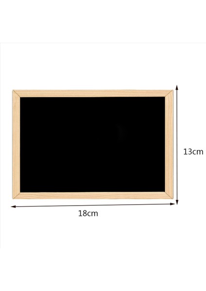 3x Çift Taraflı Tahta Ahşap El Sanatları Ahşap Çerçeve Küçük Tahta Yazma Mesaj Panosu Ev Dekorasyon Diy Listesi (Yurt Dışından) fırsatları