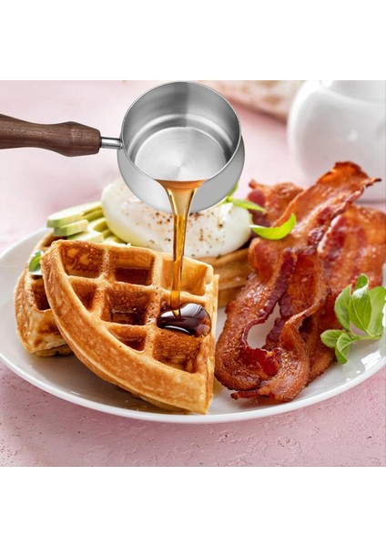 Mini Sos Tavan Tavuk Isırıcılar Seafood Elektrapan Paslanmaz Çelik Saplı (Gümüş 100ML/3.5OZ) (Yurt Dışından) fırsatları