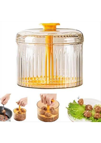 Yarı Saydam Köfte Üreticisi, Manuel Köfte Üreticisi, 5 Top Köfte Üreticisi Mutfak Köftesi Kalıp, Mutfak Yapım Aracı, B (Yurt Dışından) fiyatları