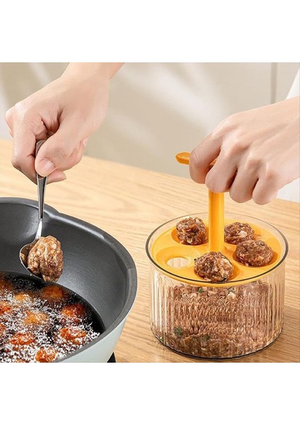 Yarı Saydam Köfte Üreticisi, Manuel Köfte Üreticisi, 5 Top Köfte Üreticisi Mutfak Köftesi Kalıp, Mutfak Yapım Aracı, B (Yurt Dışından) modelleri