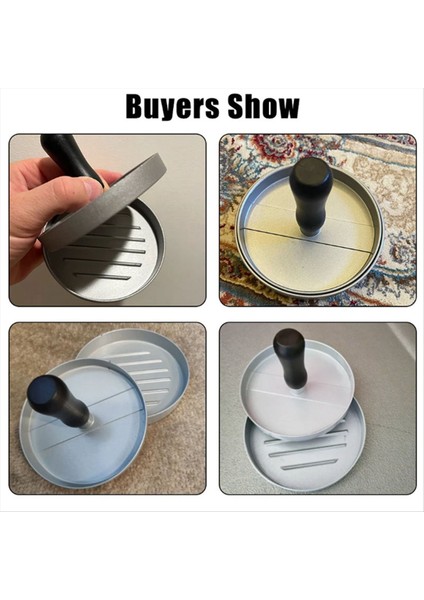 Hamburger Patty Tavuk Hamburger Patty Hanehalkı Hamburger Patty Pressing Sandviç Aracı Sığır Patty Kahvaltı Pattymaker (Yurt Dışından) fırsatları