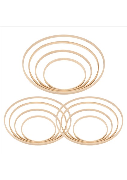 Bambu Çiçek Çember Çelenk Macrame Zanaat Dream Catcher Hoops Yüzükler Dıy Düğün Çelenk Dekoru Macrame Dream Catcher (Yurt Dışından) fiyatları