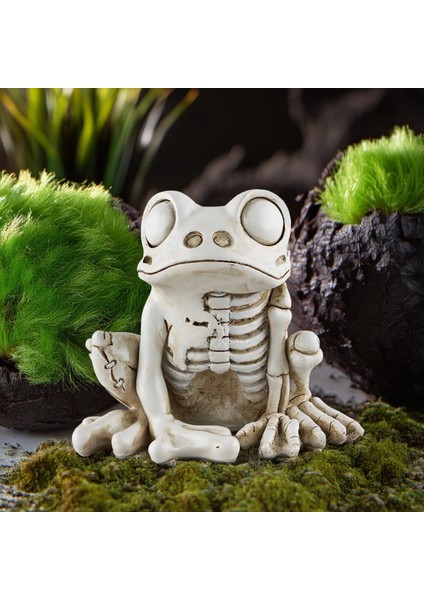 Kurbağa Iskeleti Modeli Cadılar Bayramı Hayvan Iskeleti Heykel Gerçekçi Korkunç Hayvan Iskeleti Dekor Kurbağa Süslemeleri (Yurt Dışından) modelleri