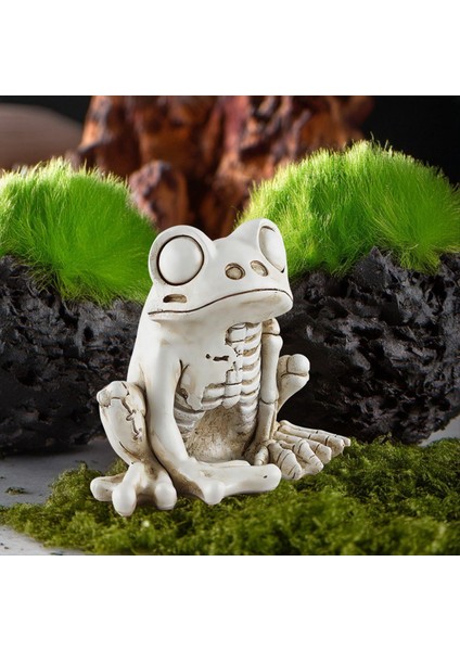 Kurbağa Iskeleti Modeli Cadılar Bayramı Hayvan Iskeleti Heykel Gerçekçi Korkunç Hayvan Iskeleti Dekor Kurbağa Süslemeleri (Yurt Dışından) indirimleri