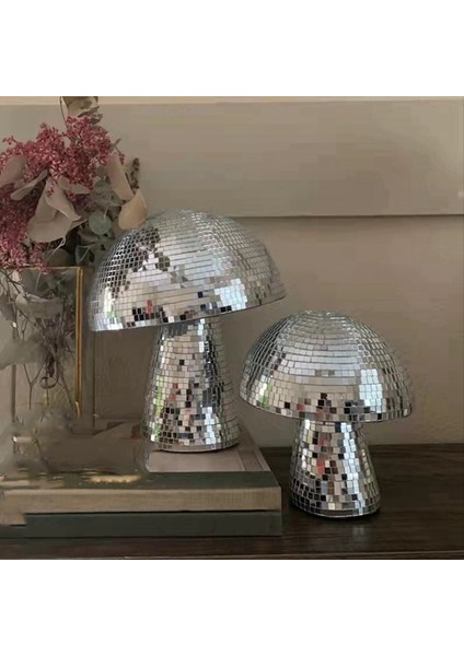 4in Şekli Disko Ayna Topu Yatak Odası Dekorasyon Estetik Retro Yansıtıcı Işıltı Partisi Ev Dekor (Yurt Dışından) indirimleri