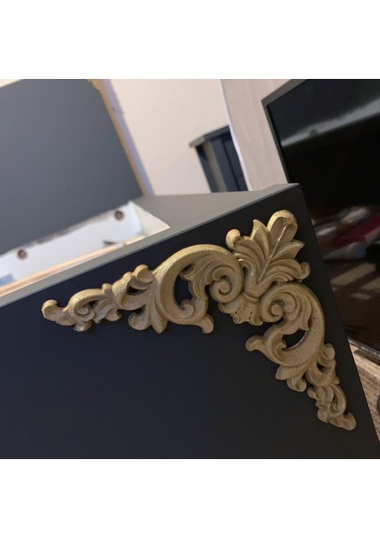 4pcs Ahşap Oyma Pervazlar Köşe Onlay Aplike Avrupa Tarzı Klasik Mobilya Ev Dekor 20X20CM (Yurt Dışından) fiyatları