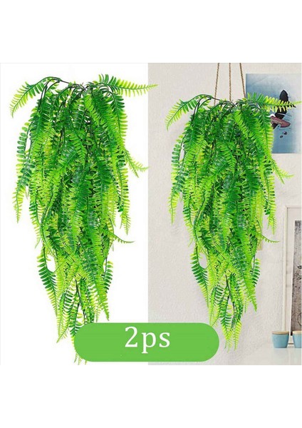 4x 33INCH Fars Ferniz Yaprakları Vines Dekorasyonu Asılı Yapay Bitki Yaprak Çim Düğün Partisi Balkon Dekorasyonu (Yurt Dışından) indirimleri