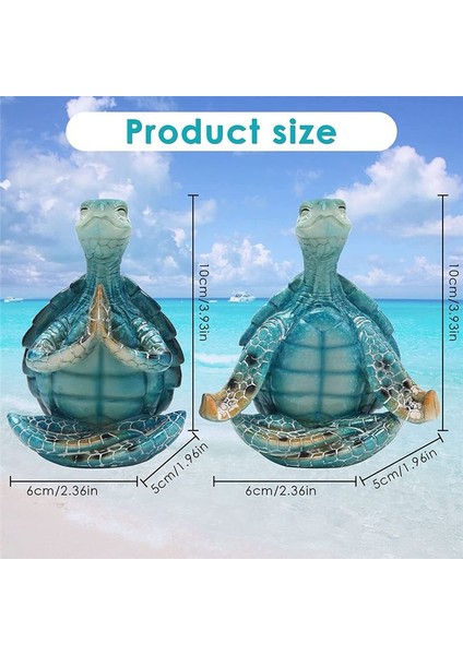 Turtle- Meditasyon Yoga Kaplumbağa Dekoru-Zen Yoga Kaplumbağa Heykelcik Manevi Bahçe Odası Dekoru (A) (Yurt Dışından) fiyatları