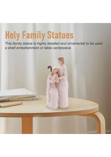 Kutsal Aile Heykelleri Isa Mary Joseph Katolik Dini Heykelcik Ev Dekoru Ev Doğuş Sahnesi Noel Hediyesi (Yurt Dışından) indirimleri