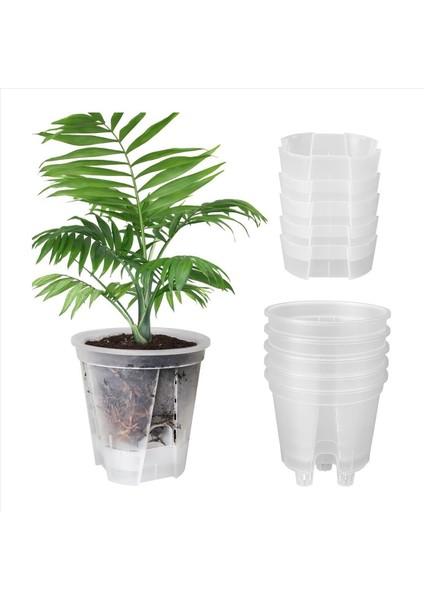 6 Inç Şeffaf Plastik Bahçe Kapları Kendi Kendine Sulama Ekicileri 10 Paket Plastik Fidanlık Bitki Kapları Derin Yedek (Yurt Dışından) modelleri