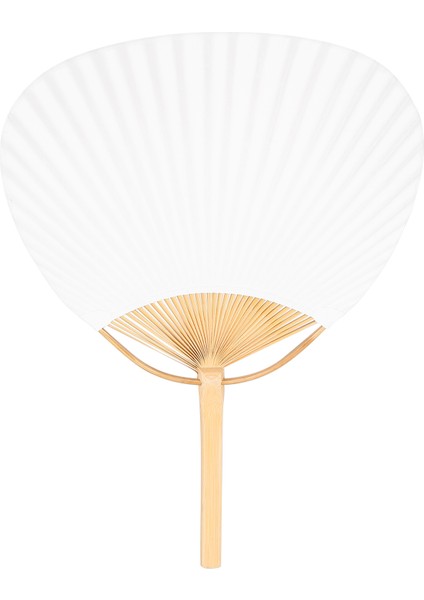 Düğün Dekorasyonu Için 30 Adet/lot Düğün Beyaz Kürek Fanı (Yurt Dışından)