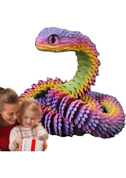 3D Baskılı Yılan Fidget Oyuncak Kristal Esnek Eklemler Yönetici Masa Oyuncakları Ev Dekoru Için Mükemmel Hediyeler (Yurt Dışından) fiyatları