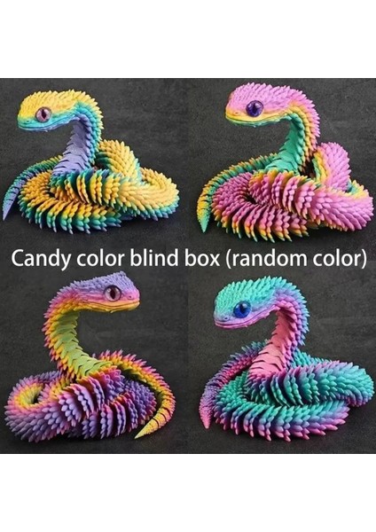 3D Baskılı Yılan Fidget Oyuncak Kristal Esnek Eklemler Yönetici Masa Oyuncakları Ev Dekoru Için Mükemmel Hediyeler (Yurt Dışından) fırsatları