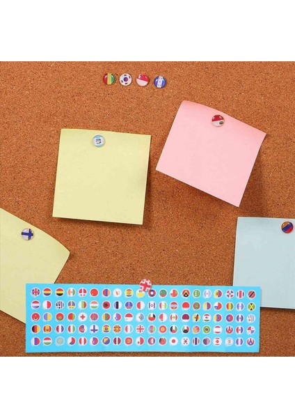 200X Push Pins Ulusal Bayrak Başparmak Tacks Bülten Tahtası Harita Ofis Için Ülke Haritası Itme Iğneleri (Yurt Dışından) modelleri
