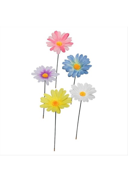 Renkli Daisy Sticks Metal Daisy Bahçe Bahçesi Bahçe Bahçesi Çim Dekorasyonu (Daisy) (Yurt Dışından)