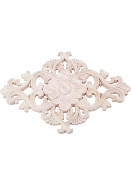 1 Adet Ahşap Oyulmuş Uzun Onlay Aplike Boyasız Çiçek Duvarları Dolapları Kapı Dekor Tipi 21X15CM ve 2pcs Sol+Sağ (Her Biri 1 Adet) (Yurt Dışından) indirimleri