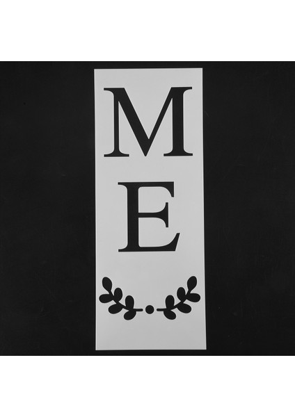 Hoş Geldiniz Işaret Şablonu Ahşap Yeniden Kullanılabilir Sundurma Işareti ve Ön Kapı Dikey Dekorasyonda Boyamak Için Büyük Harf Şablonları (Yurt Dışından)