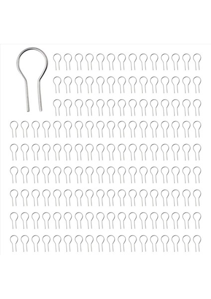 200PCS Fırın Cam Kaynaştırma ve Seramik Için R-Şekilli Asılı Iğnesi Dıy Kolye Süs Telleri Yapın (0 55X1 2cm) (Yurt Dışından)