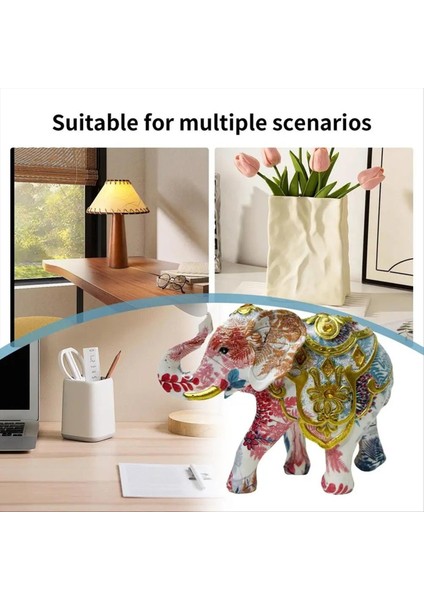 Fil Dekoratif Heykel Fil Reçine Fil Heykel Dekor Hayvanları Figürinler Koleksiyon El Yapımı (Yurt Dışından) fiyatları