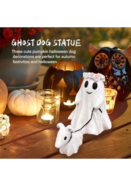 Hayalet Yürüyüş Hayalet Yürüyüş Köpek Heykeli Cadılar Bayramı Hayalet Dekor Kapalı Açık Ürkütücü Hayalet Köpek Cadılar Bayramı Heykelcik Hayalet B (Yurt Dışından) indirimleri
