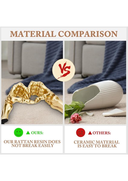 Oturma Odası Için Dekor Yatak Odası Kitaplık Kahve Masası Reçine Kalp Eller Heykel Korku Parmak Ev Aksanları Altın (Yurt Dışından) indirimleri