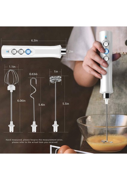 Süt Frother Elde Tutulan Çırpma Çırpma, Lattes, Yumurta Karışımı, Matcha, Sıcak Çikolata, 3 Paslanmaz Çelik Çelik (Yurt Dışından) modelleri