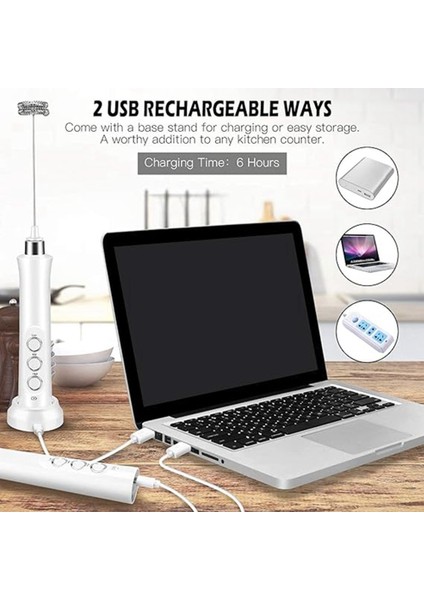 Süt Frother Elde Tutulan Çırpma Çırpma, Lattes, Yumurta Karışımı, Matcha, Sıcak Çikolata, 3 Paslanmaz Çelik Çelik (Yurt Dışından) indirimleri