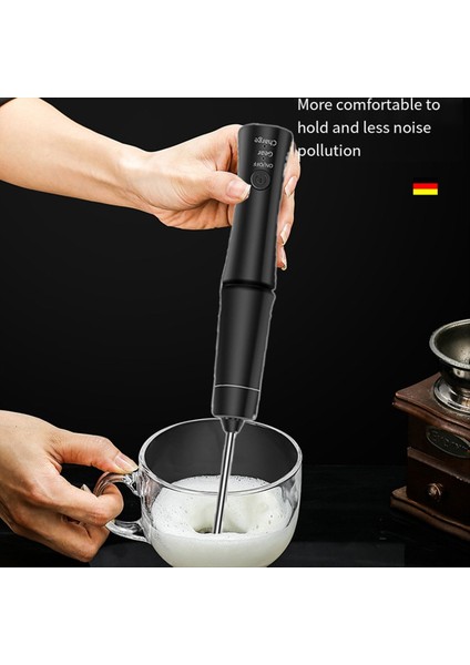 Süt Frother Lattes Için Elde Taşınır Köpük Makinesi Cappuccino Frappe Matcha Frothtıng Wad Için (Yurt Dışından) modelleri