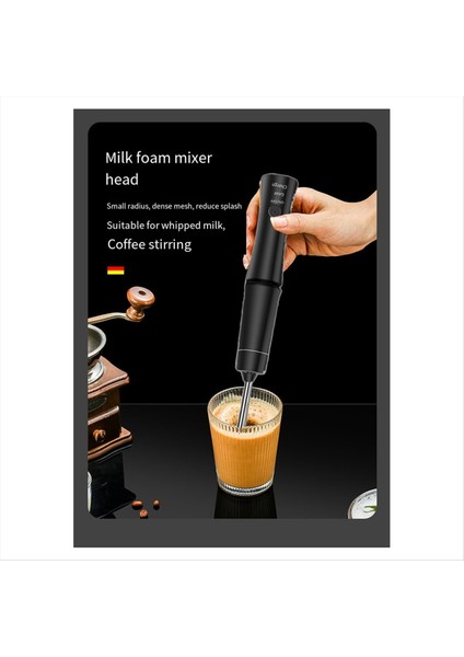 Süt Frother Lattes Için Elde Taşınır Köpük Makinesi Cappuccino Frappe Matcha Frothtıng Wad Için (Yurt Dışından) indirimleri