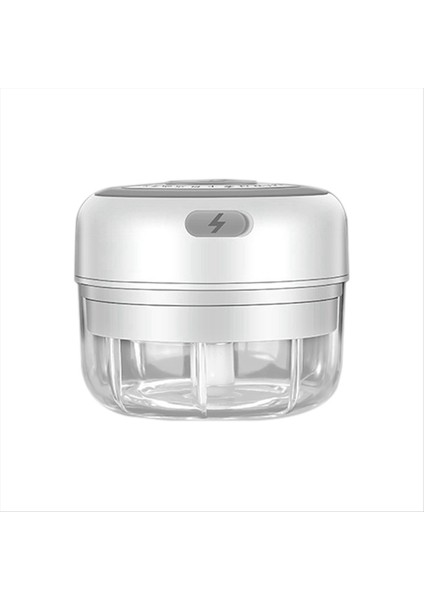 Elektrikli Sarımsak Masher Mini Kıyıcı Sebze Biber Kesme Et Zencefil Masher Makinesi Beyaz (Yurt Dışından)