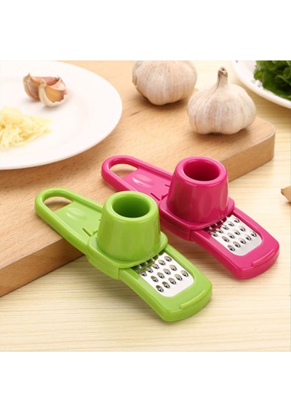 Mini Sarımsak Öğütücü Sarımsak Pres Mutfak Sarımsak Püre Manuel Sarımsak Ezme Mutfak Gadgetlar Gül Kırmızı (Yurt Dışından) fiyatları
