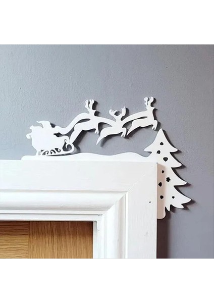 Metal Noel Duvar Dekorasyonu Ilginç Ev Dekorasyonu Noel Duvar Asma Işaret Ev Dekorasyon A (Yurt Dışından) indirimleri