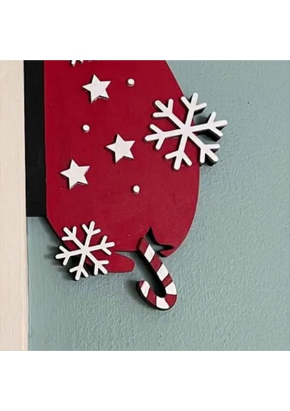 Çam Noel Kapısı Üst Dekorasyon Köşesi Üst Kapı Çerçevesinin Dekorasyonu Noel Duvar Işaretleri Ev Dekorasyonu A (Yurt Dışından) indirimleri