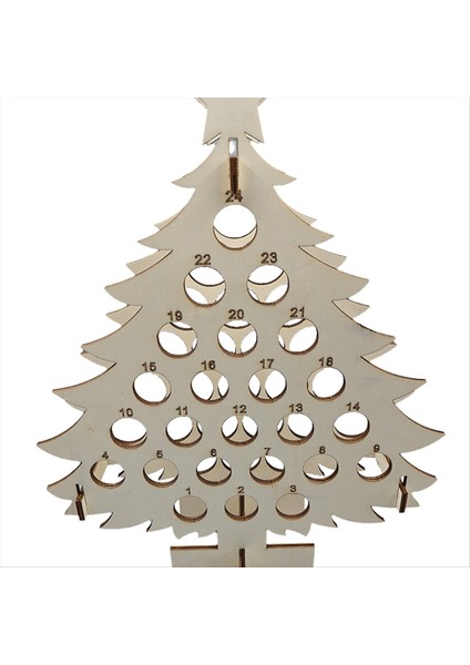 Noel Ağacı Takvimi Tatil Şarap Rafı Şarap ve Ruhlar Hediye Dekorasyonu Ev Takvim Dekorasyonu (Yurt Dışından)