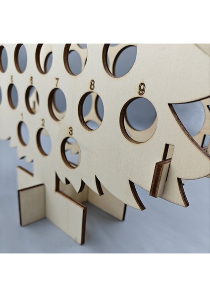 Noel Ağacı Takvimi Tatil Şarap Rafı Şarap ve Ruhlar Hediye Dekorasyonu Ev Takvim Dekorasyonu (Yurt Dışından) modelleri