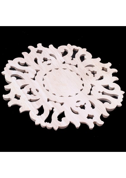 2x Çok Ahşap Oyulmuş Uzun Onlay Aplike Boyasız Çiçek Duvarları Dolapları Kapı Dekor Tipi 15CM Tip A (Yurt Dışından) fırsatları