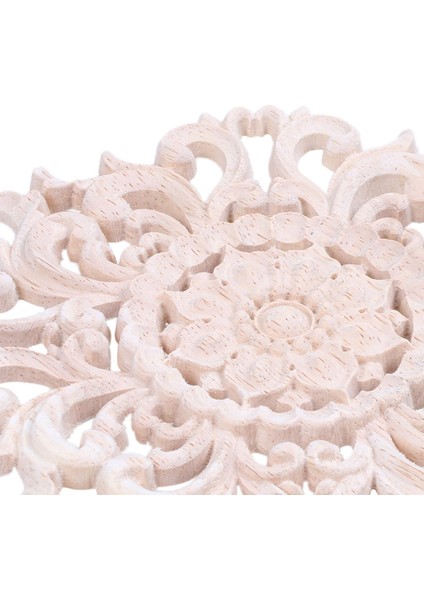 2x Çok Ahşap Oyulmuş Uzun Onlay Aplike Boyasız Çiçek Duvarları Dolapları Kapı Dekor Tipi 15CM Tip A (Yurt Dışından) indirimleri