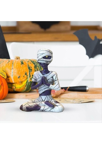 Meditasyon Sak Pot Kafatası Bitkileri Pot Cadılar Bayramı Dekoratif Bahçe Pot Heykel A (Yurt Dışından) fırsatları