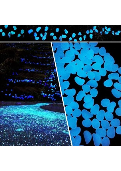 300PCS Karanlık Taşta Parlıyor Açık Yürüyüş Yolları Bahçeler Araba Yolları Veya Balık Tankı Için Dekoratif Aydınlık Taş (Yurt Dışından) indirimleri