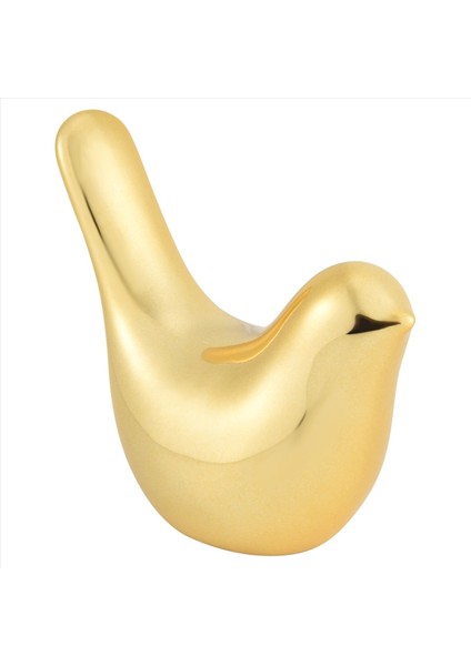Kutup Evi Altın Kuş Figürinleri Modern Seramik Kuş Heykelleri Hayvan Heykel Ev Dekorasyon El Sanatları Altın Seramik -M (Yurt Dışından) modelleri