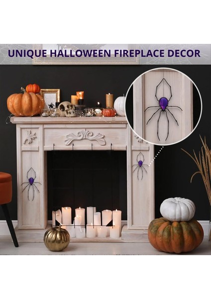 Örümcek Vitray Suncatcher Cadılar Bayramı Dekorasyonları Kapalı Cam Cadılar Bayramı Dekoru Cadılar Bayramı Hediye Süslemesi L (Yurt Dışından) fırsatları