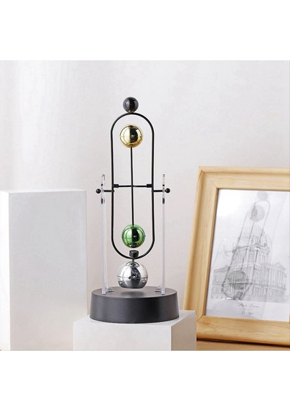 Perpetual/motion Machine Newton&#39 Un Beşik Topu Heykelcik Oyuncakları Sallanan Zanaat Cihazı Masa Süslemesi Için (Yurt Dışından) modelleri