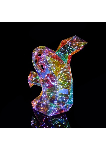 Prizma Gökkuşağı Hayalet Cadılar Bayramı Hayalet Dekorasyonu Prizma Yanardöner Hayalet Lamba Cadılar Bayramı Aydınlık Hayalet Dekorasyon (Yurt Dışından) fırsatları