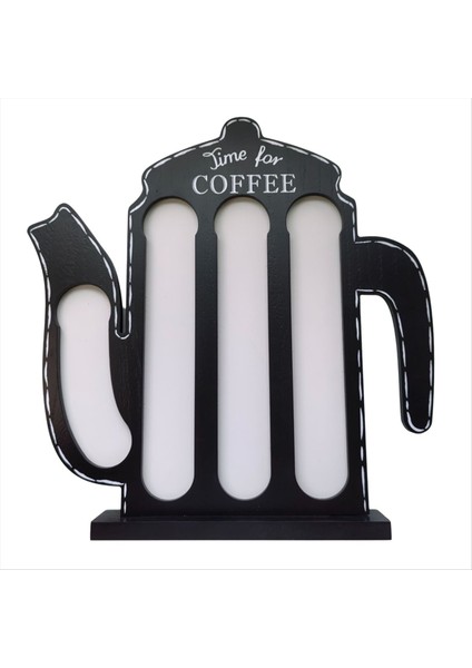 Kahve Çantası Depolama Kahve Çantası Tutucu Büyük Kapasiteli Kahve Kreması Saklama Kutusu Ahşap Kahve Çantası Ahşap Süsler B (Yurt Dışından)