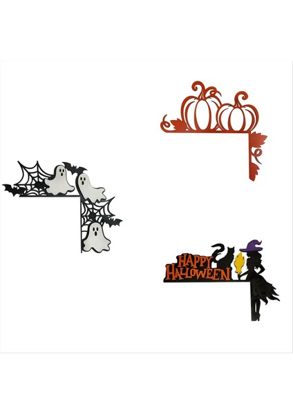 Cadılar Bayramı Kapısı Krest Korku Kapısı Çerçevesi Duvar Sanat Dekorasyon Heykeli Kapı Çerçevesi Dekorasyon Heykeli (Yurt Dışından)