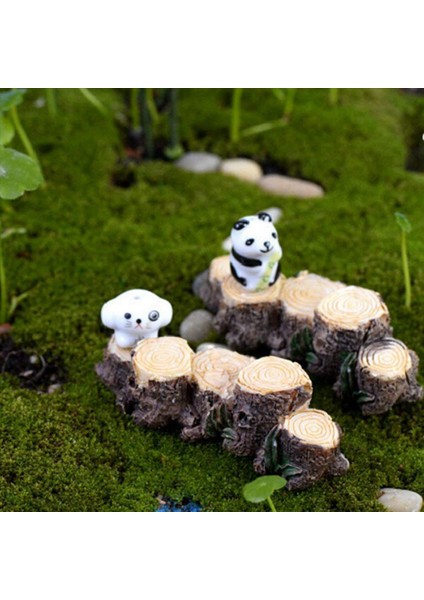 2x Minyatür Peri Bahçe Ağacı Güdük Köprüsü Süs Bebek Bebek Bitki Pot Figürin Diy Dış Dekor Ev Dekorasyonu (Yurt Dışından) modelleri