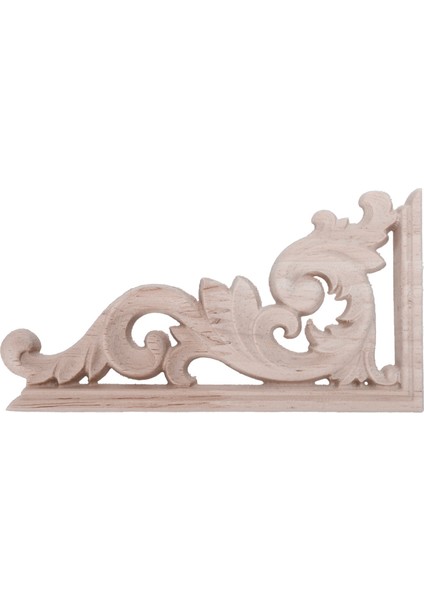 4 Adet Sol+Sağ (Her 2pcs) Vintage Ahşap Oyma Köşe Onlay Mobilya Duvar Dekoru Boyasız Çerçeve Aplike (Yurt Dışından) modelleri