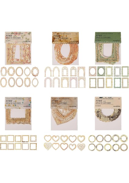 60PCS Scrapbook Kesimleri Kağıt Dantel Vintage Scrapbooking Malzemeleri Scrapbooking Dantel Çerçeveler ve Sınırlar (Yurt Dışından) fiyatları