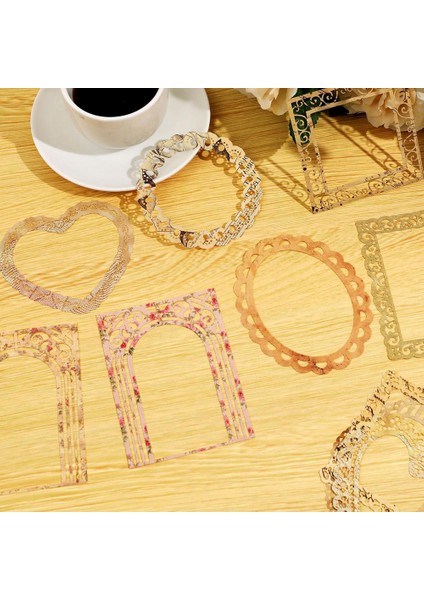 60PCS Scrapbook Kesimleri Kağıt Dantel Vintage Scrapbooking Malzemeleri Scrapbooking Dantel Çerçeveler ve Sınırlar (Yurt Dışından) fırsatları