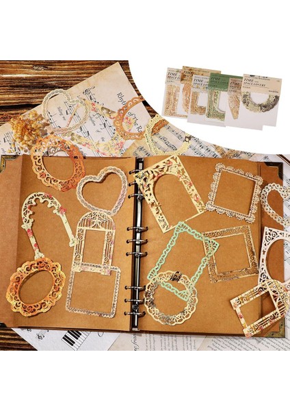 60PCS Scrapbook Kesimleri Kağıt Dantel Vintage Scrapbooking Malzemeleri Scrapbooking Dantel Çerçeveler ve Sınırlar (Yurt Dışından) indirimleri